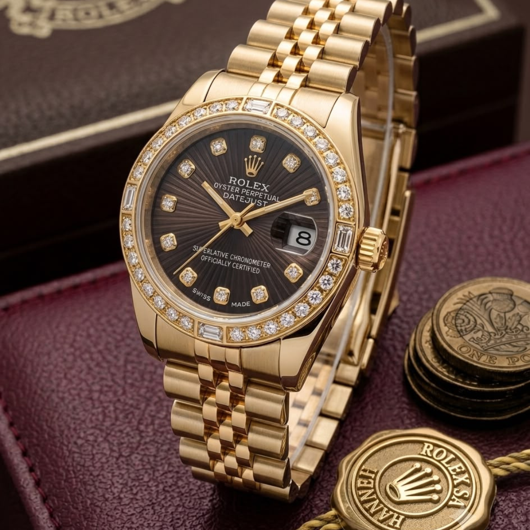 Rolex Date Just Piedras